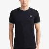 Camiseta de hombre con ribete doble