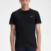 Camiseta de hombre con ribete doble