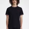 Camiseta de hombre con ribete doble