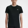 Camiseta de hombre con ribete doble