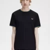 Camiseta de hombre con ribete doble