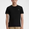 Camiseta de hombre con ribete doble
