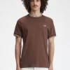 Camiseta de hombre con ribete doble