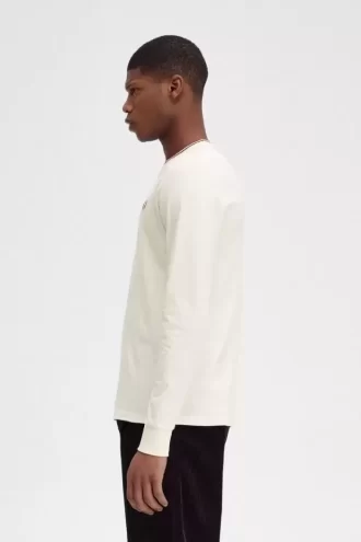Camiseta de hombre con ribete doble