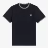 Camiseta de hombre con ribete doble
