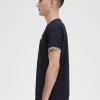 Camiseta de hombre con ribete doble