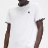 Camiseta de hombre con ribete doble Camiseta de hombre con ribete doble