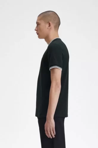 Camiseta de hombre con ribete doble