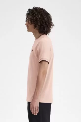 Camiseta de hombre con ribete doble