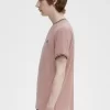 Camiseta de hombre con ribete doble
