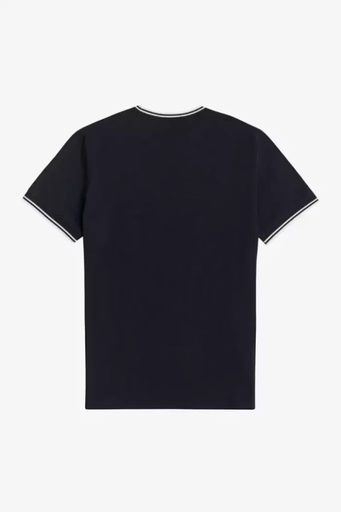 Camiseta de hombre con ribete doble