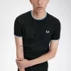 Camiseta de hombre con ribete doble