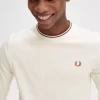 Camiseta de hombre con ribete doble