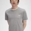 Camiseta de hombre con ribete doble