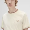 Camiseta de hombre con ribete doble