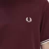 Camiseta de hombre con ribete doble