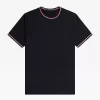 Camiseta de hombre con ribete doble