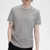 Camiseta de hombre con ribete doble