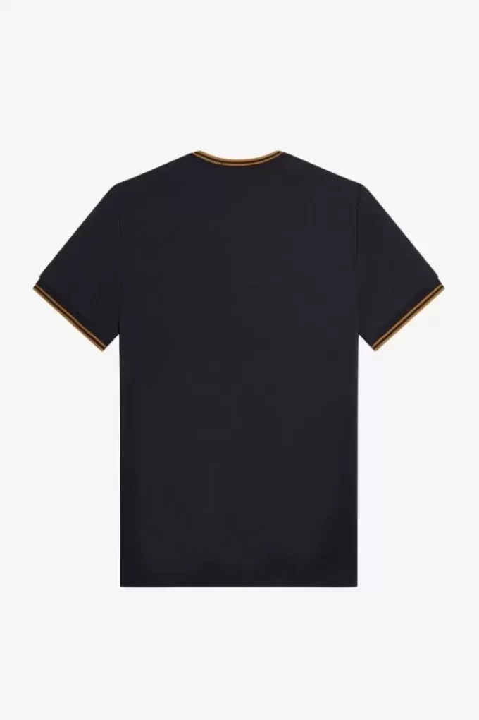 Camiseta de hombre con ribete doble