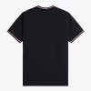 Camiseta de hombre con ribete doble