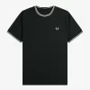 Camiseta de hombre con ribete doble