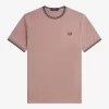 Camiseta de hombre con ribete doble