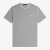 Camiseta de hombre con ribete doble