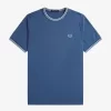 Camiseta de hombre con ribete doble