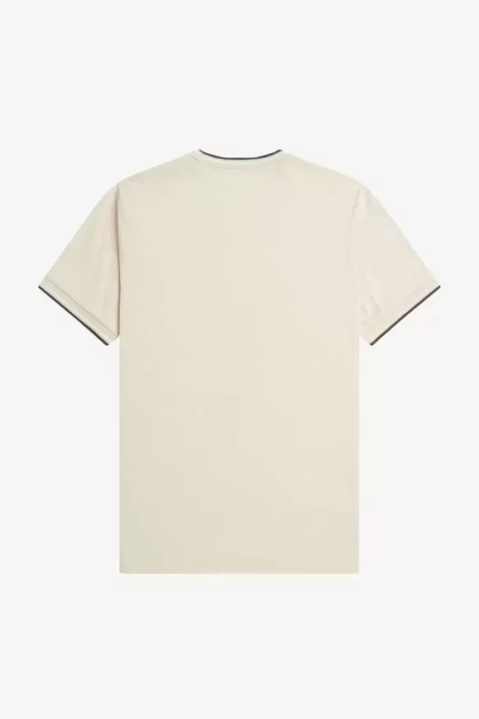 Camiseta de hombre con ribete doble