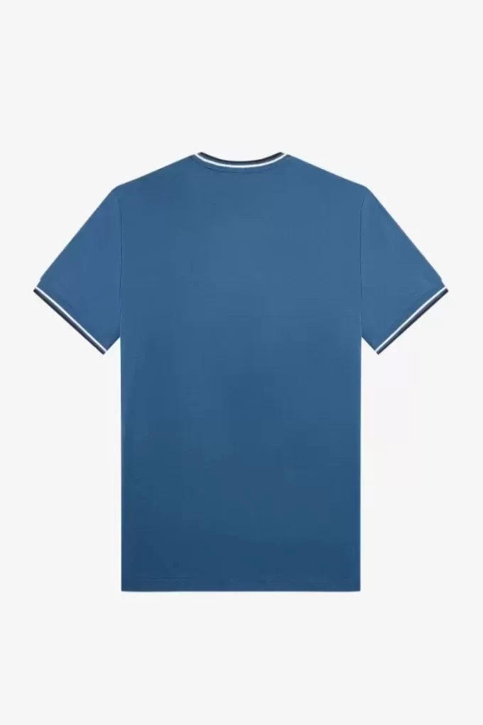 Camiseta de hombre con ribete doble