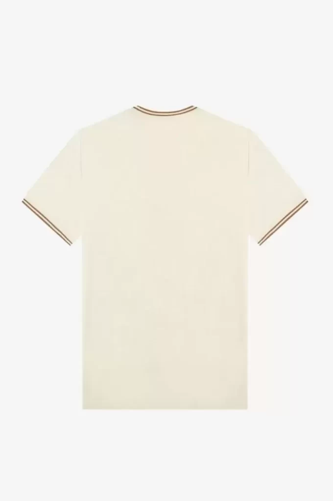 Camiseta de hombre con ribete doble