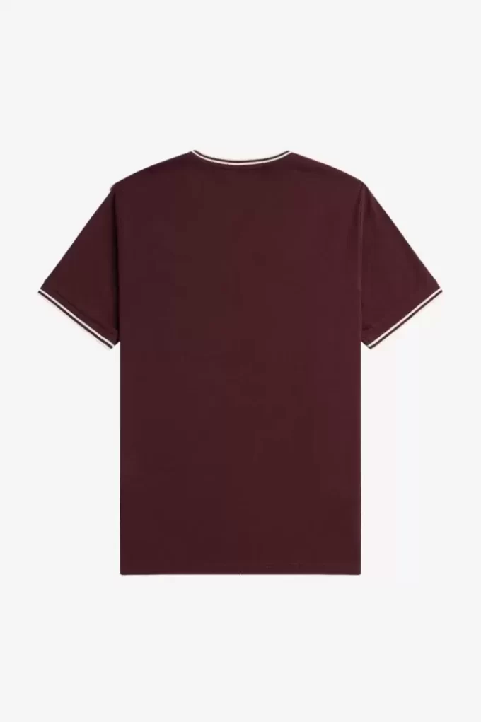 Camiseta de hombre con ribete doble