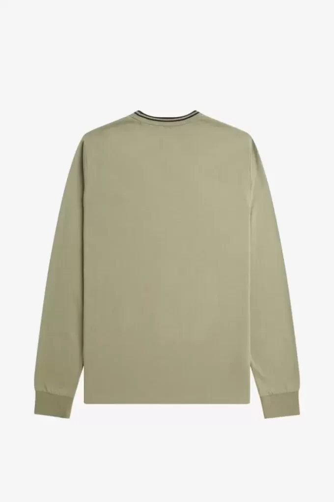Camiseta de hombre con ribete doble