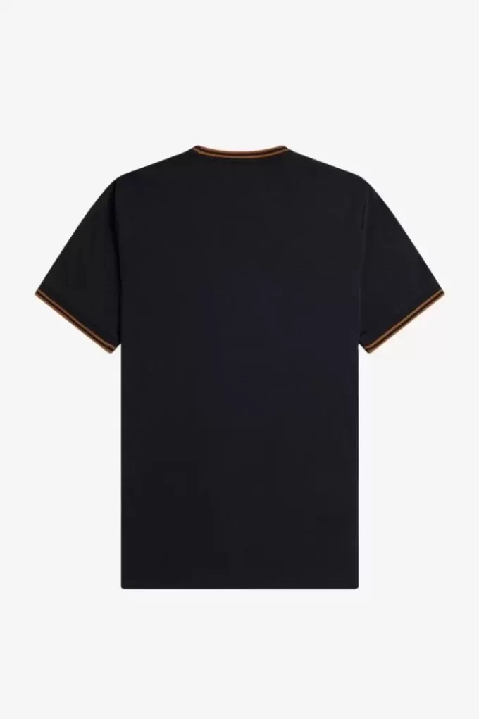 Camiseta de hombre con ribete doble