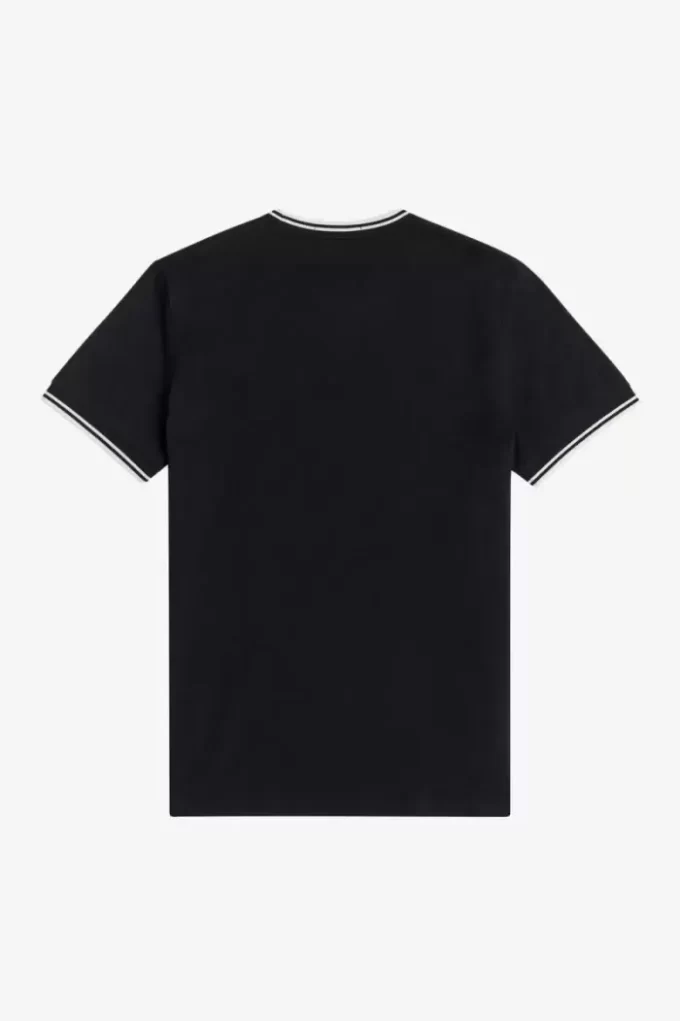 Camiseta de hombre con ribete doble
