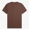 Camiseta de hombre con ribete doble