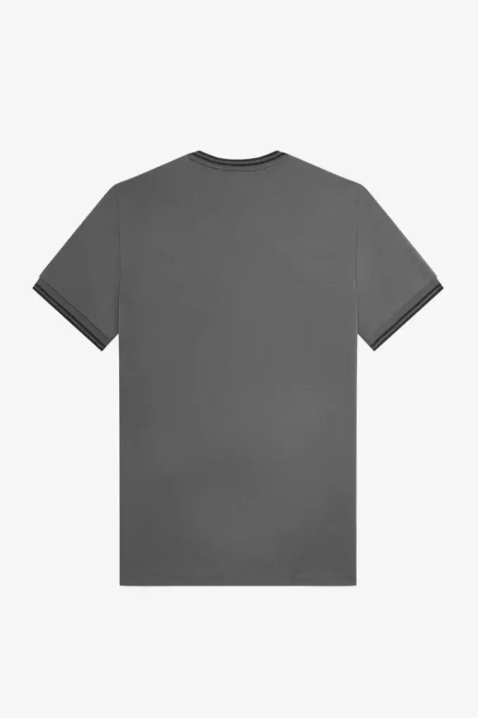 Camiseta de hombre con ribete doble