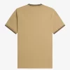 Camiseta de hombre con ribete doble