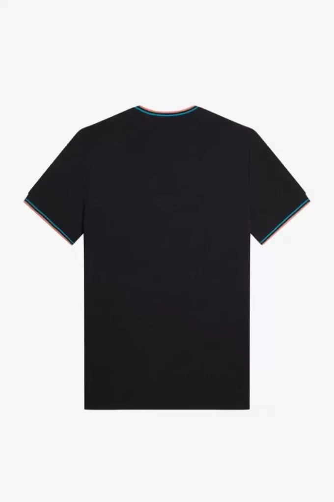 Camiseta de hombre con ribete doble