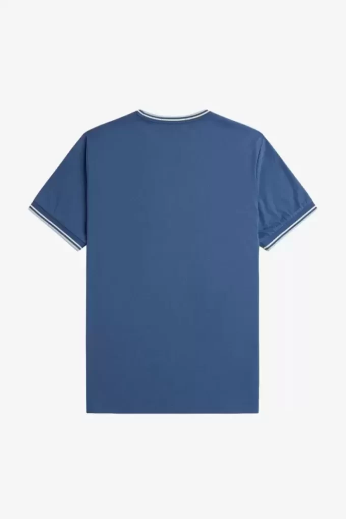 Camiseta de hombre con ribete doble