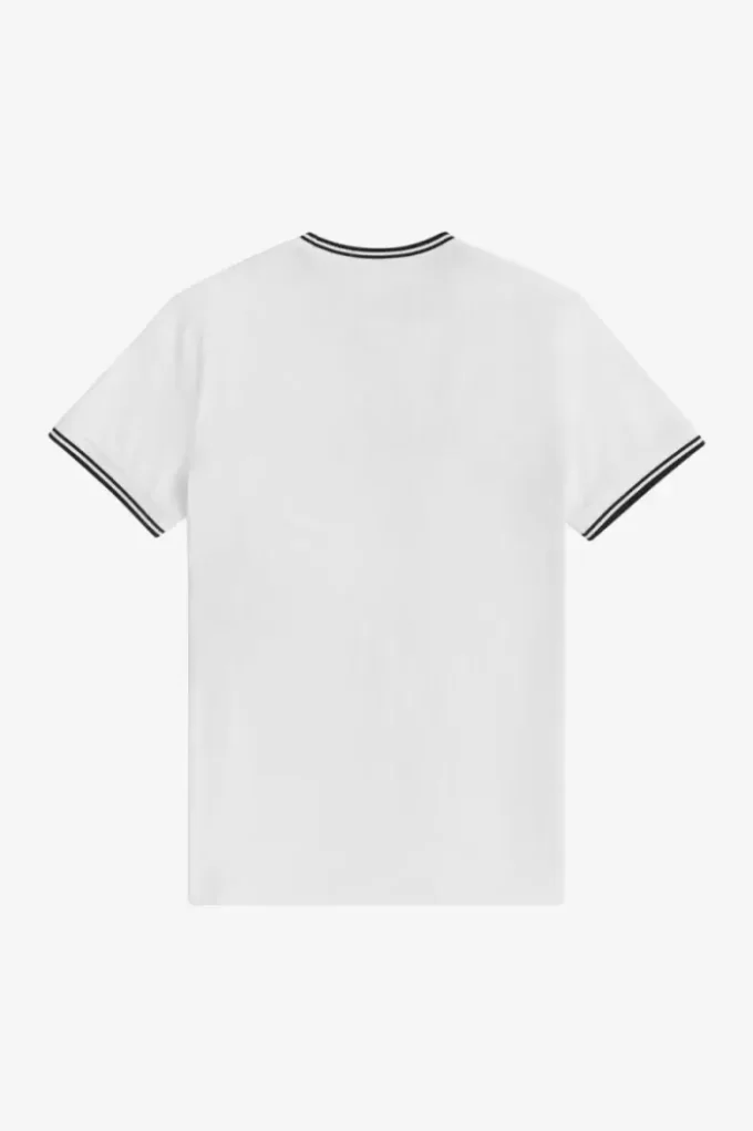 Camiseta de hombre con ribete doble Camiseta de hombre con ribete doble