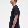 Camiseta de hombre con ribete doble