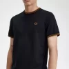 Camiseta de hombre con ribete doble