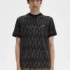 Camiseta de jacquard con rombos para hombre