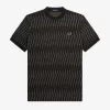 Camiseta de jacquard con rombos para hombre