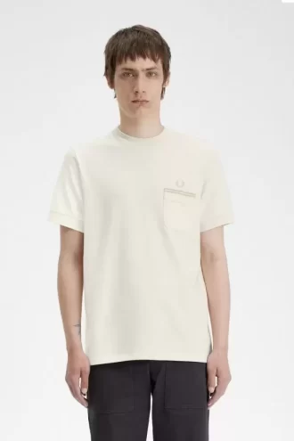 Camiseta de jersey con bolsillo de bucle para hombre