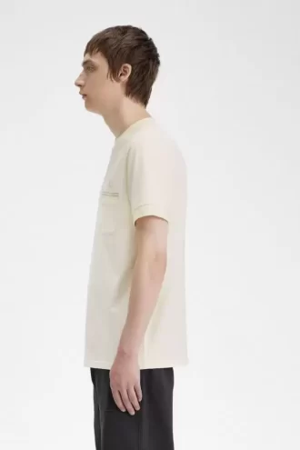 Camiseta de jersey con bolsillo de bucle para hombre