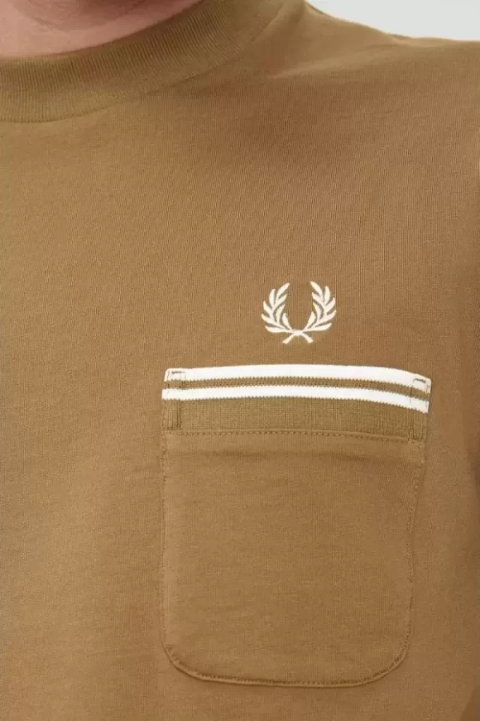 Camiseta de jersey con bolsillo de bucle para hombre Camiseta de jersey con bolsillo de bucle para hombre