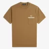 Camiseta de jersey con bolsillo de bucle para hombre Camiseta de jersey con bolsillo de bucle para hombre