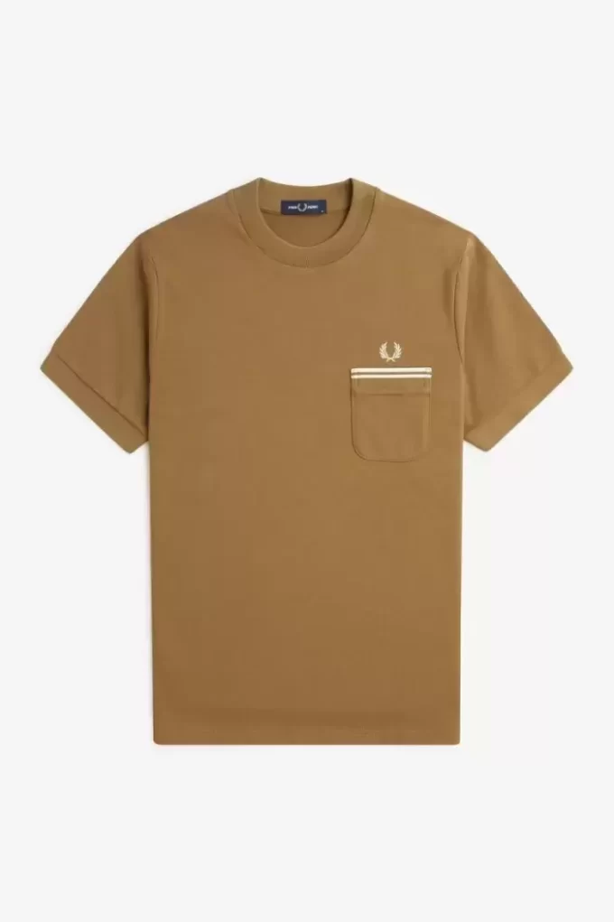 Camiseta de jersey con bolsillo de bucle para hombre Camiseta de jersey con bolsillo de bucle para hombre